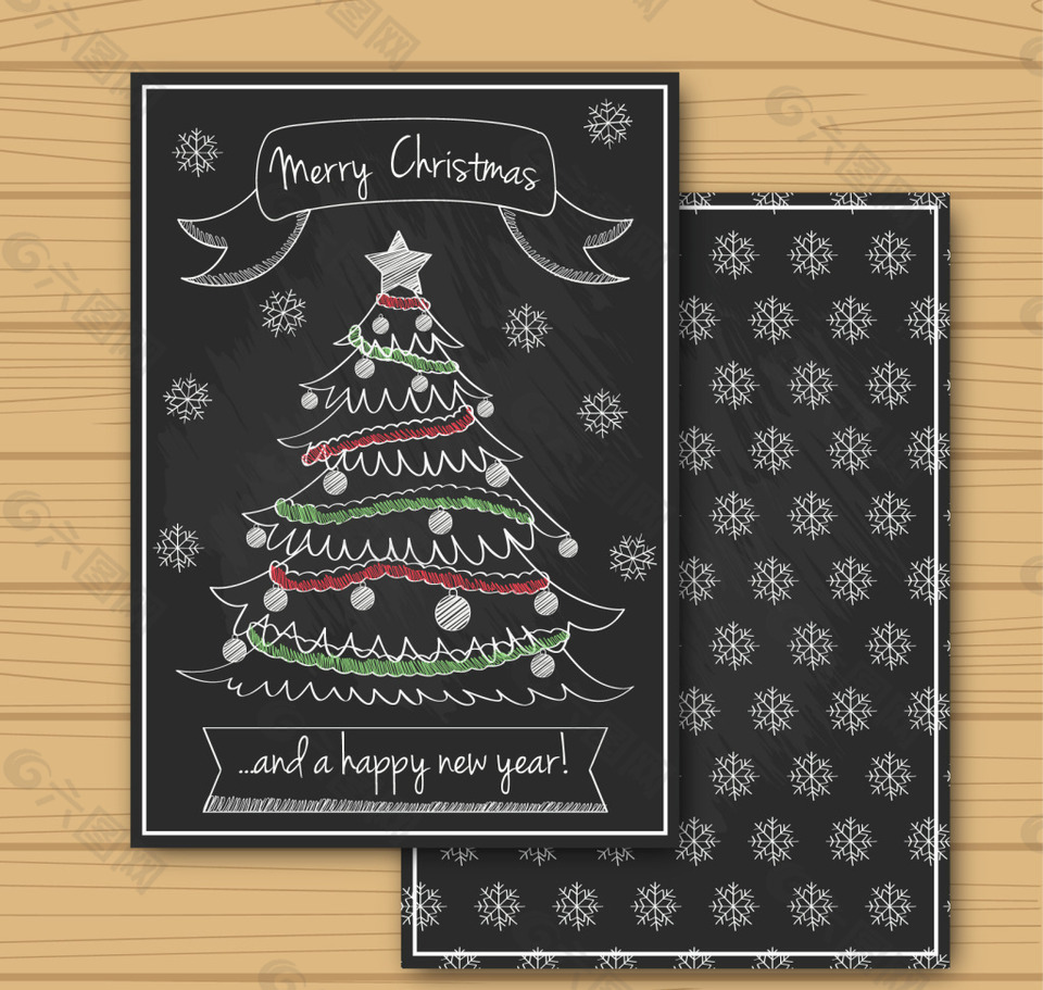 个性线框元素黑色卡片