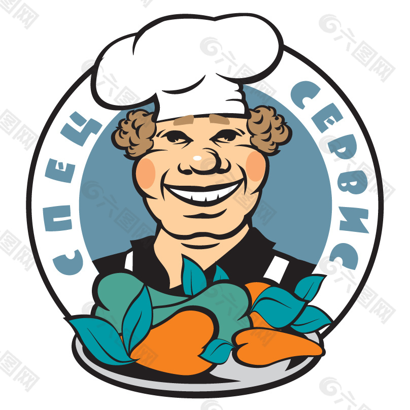 厨房图标logo设计