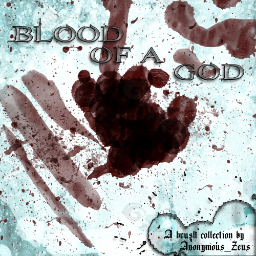 血滴、血痕Photoshop笔刷素材