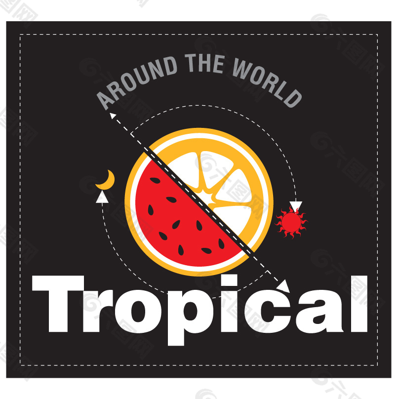 Tropical标志设计