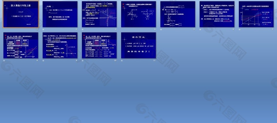 一次函数和二元一次方程组ppt课件