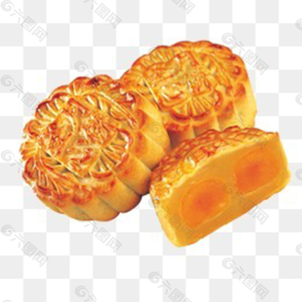 中秋节月饼  月饼  月饼抠图