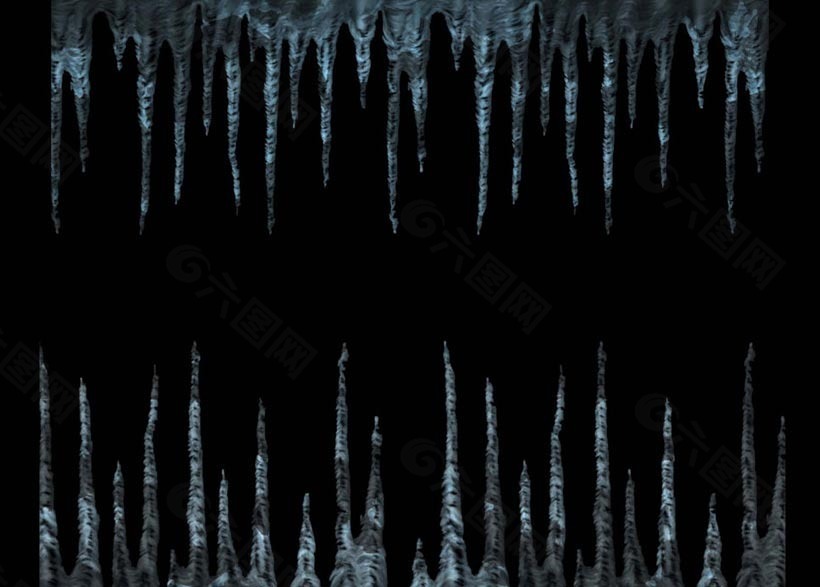 冰柱笔刷PS素材