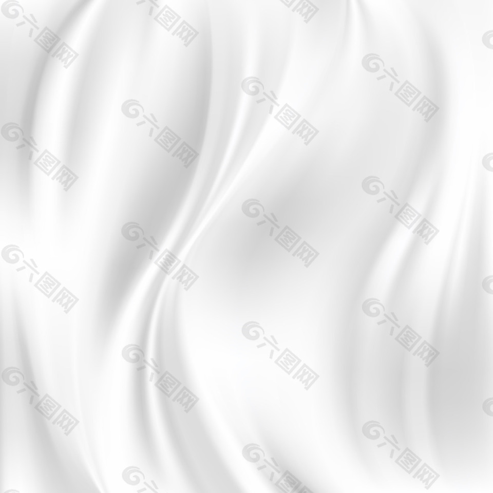 白色丝绸绸缎背景矢量素材