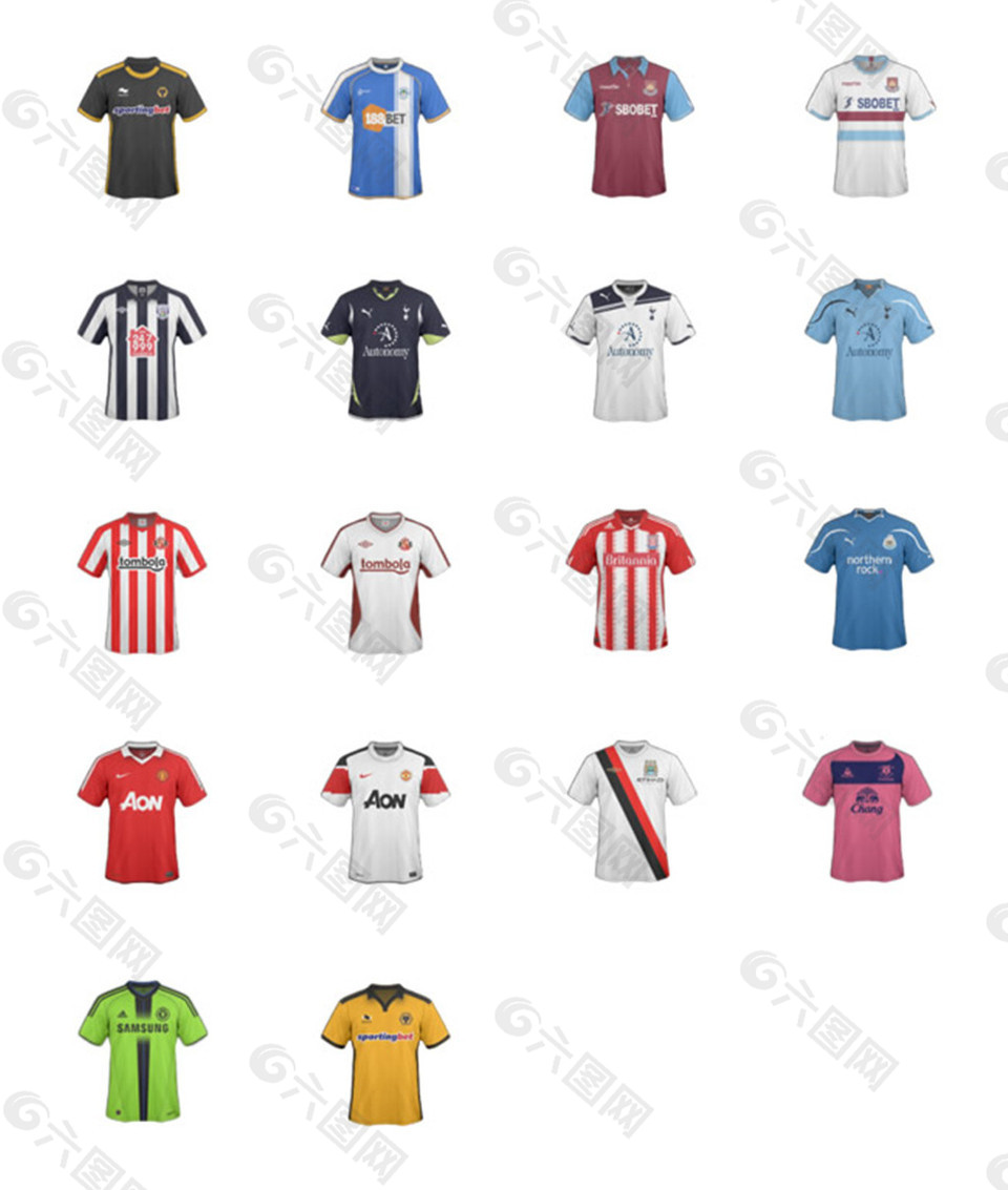 足球队服图标素材网页ui素材免费下载 图片编号 六图网