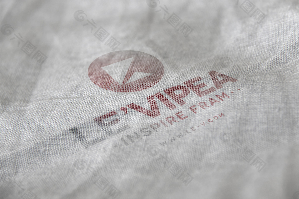 logo展示布袋效果图PSD