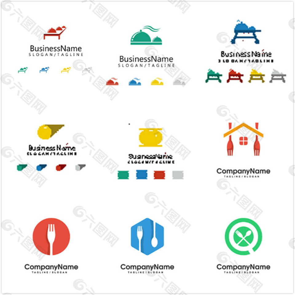 餐饮LOGO矢量