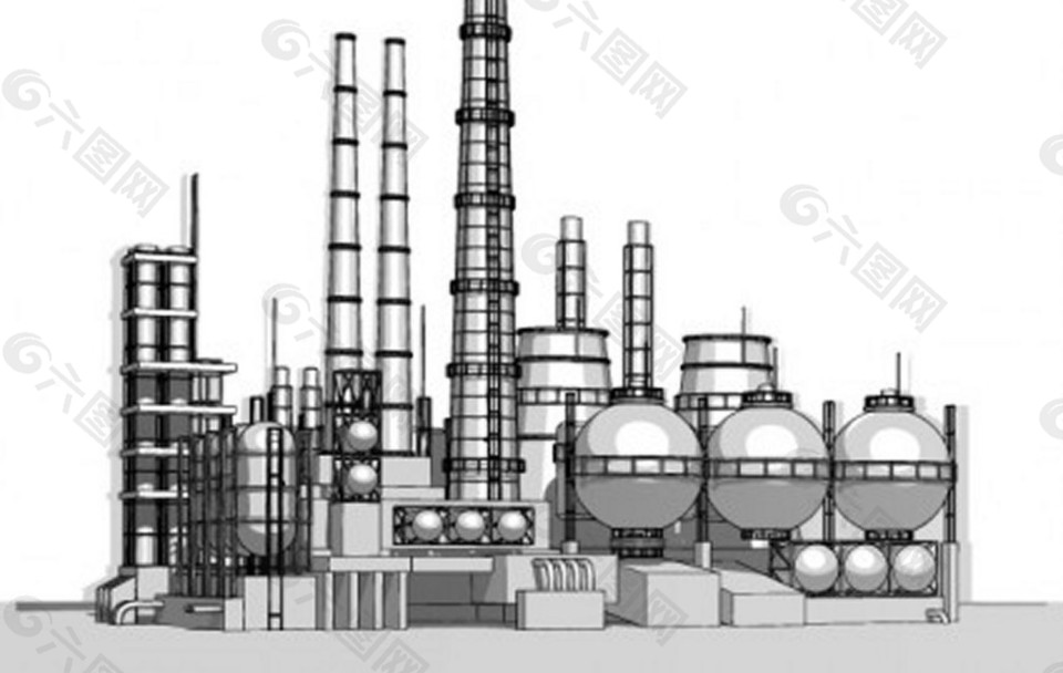 重工业工厂设计元素素材免费下载 图片编号 六图网
