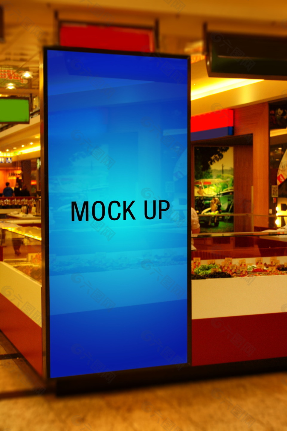 广告牌 样机素材 智能贴图 模版 提案