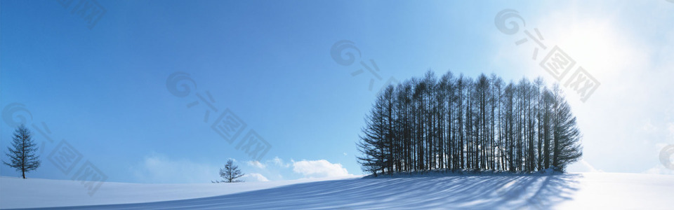 雪景背景素材