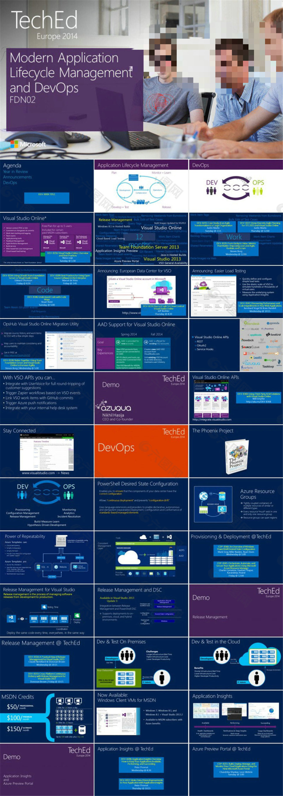 Microsoft TechEd 2014最新ppt模板