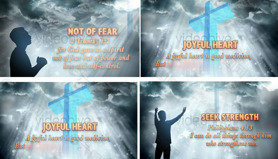 朝拜上帝AE片尾模板