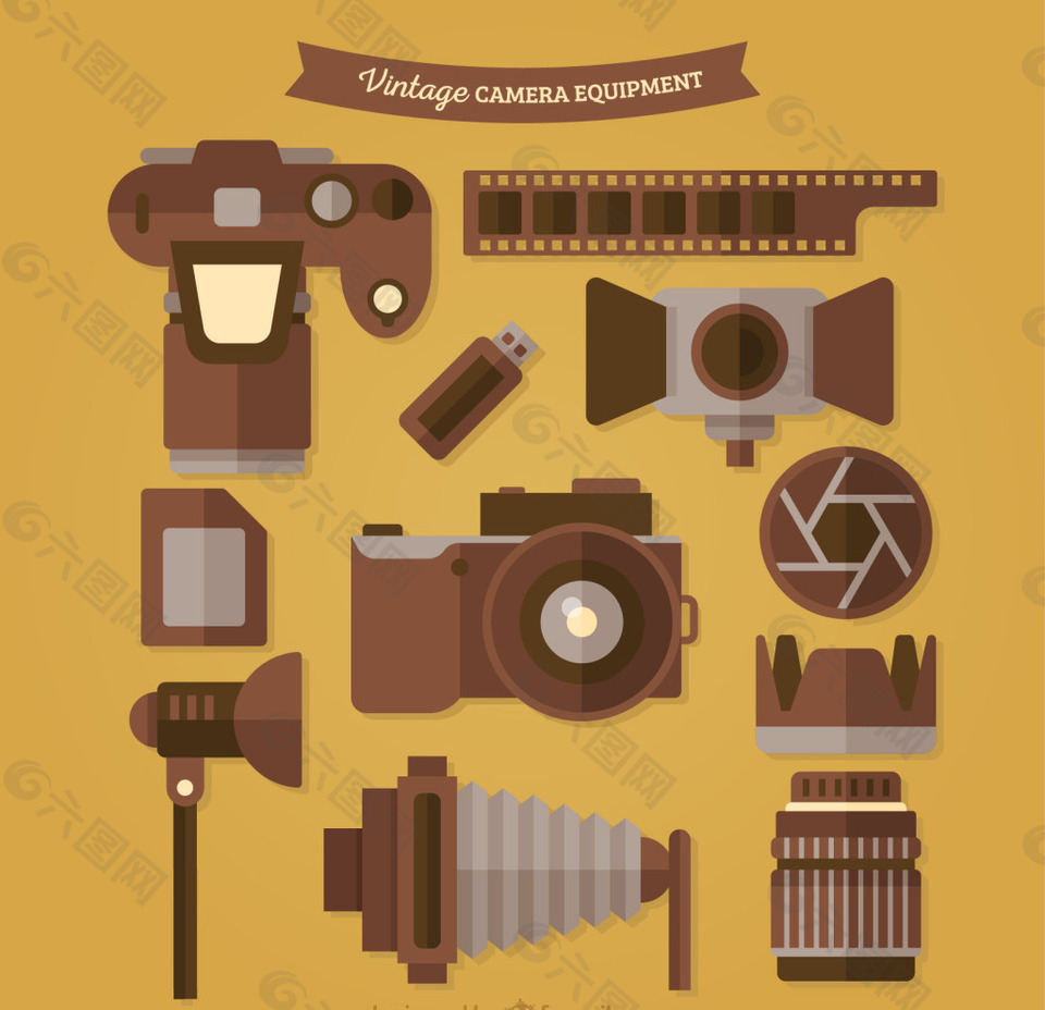 老式摄影器材装备