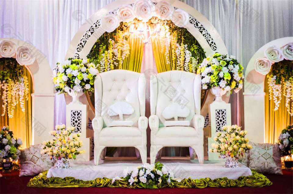 婚礼现场布置图片2