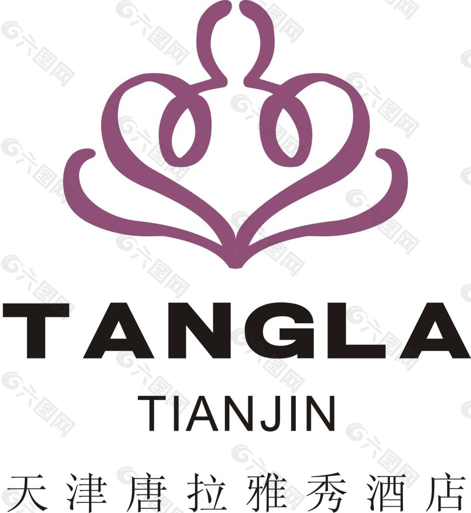 天津唐拉雅秀酒店logo
