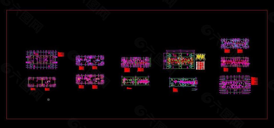 模具cad图纸（模板,样品,零件,排样)非常完整的模具