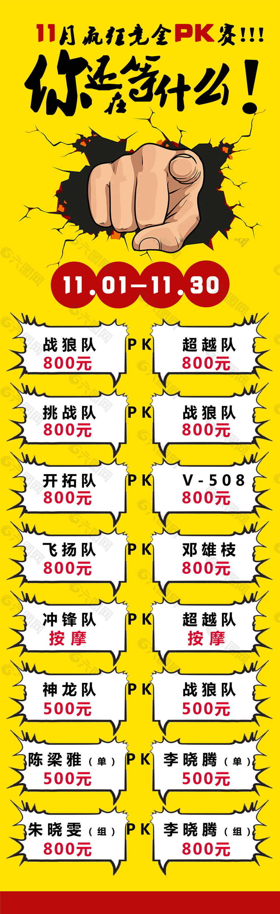 11月团队疯狂PK竞金大赛你还等什么