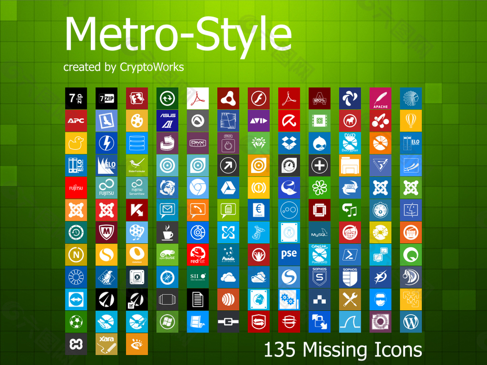 Metro风格图标（ico）