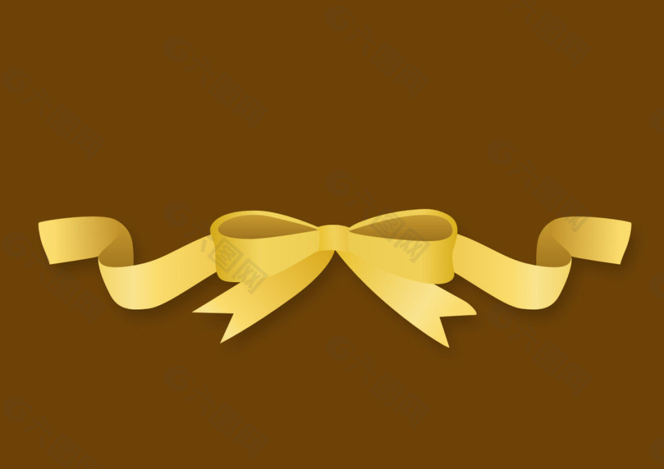 金色蝴蝶结