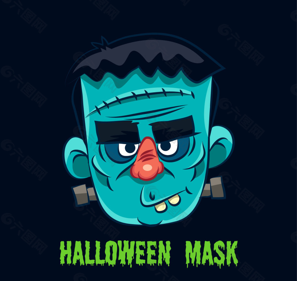 万圣节恐怖面具