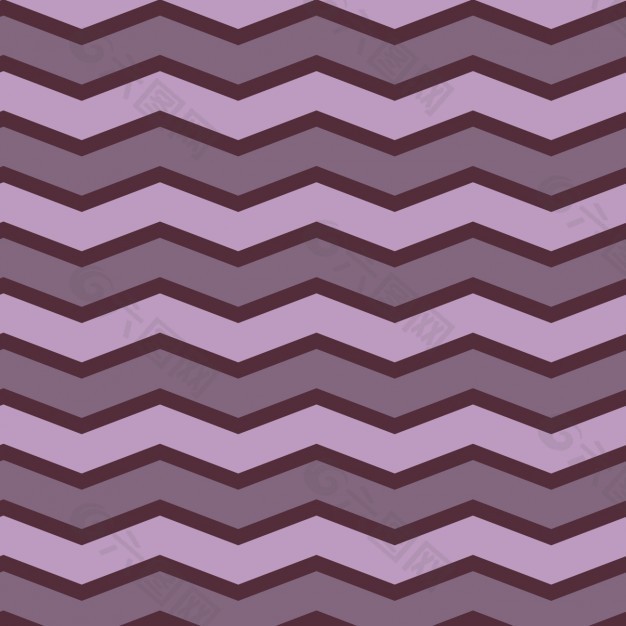 紫色造型图案设计