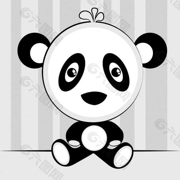 一只可爱的熊猫熊