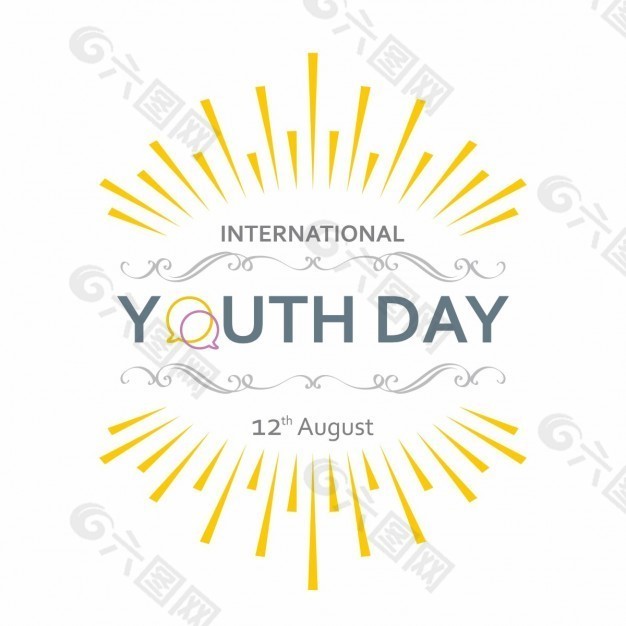 国际青年日背景