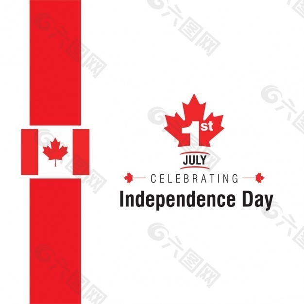 独立日加拿大背景