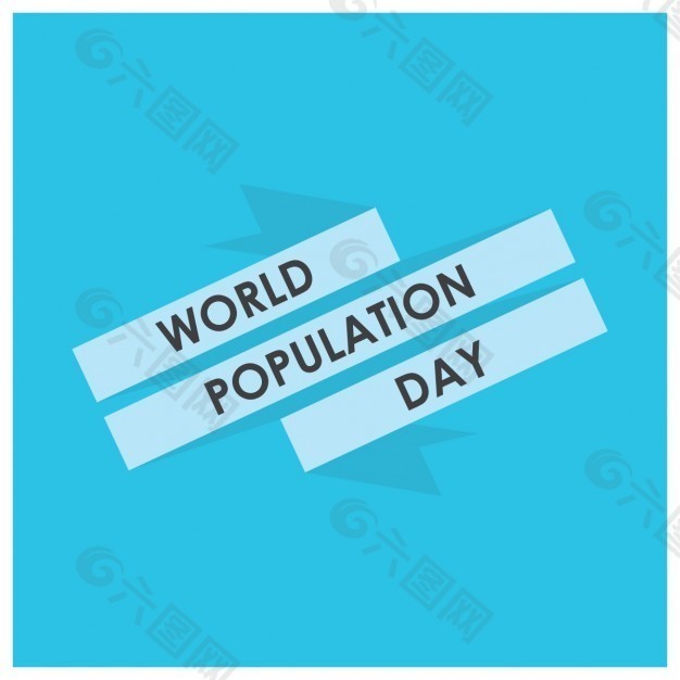 矢量illustrationbanner或海报世界人口日