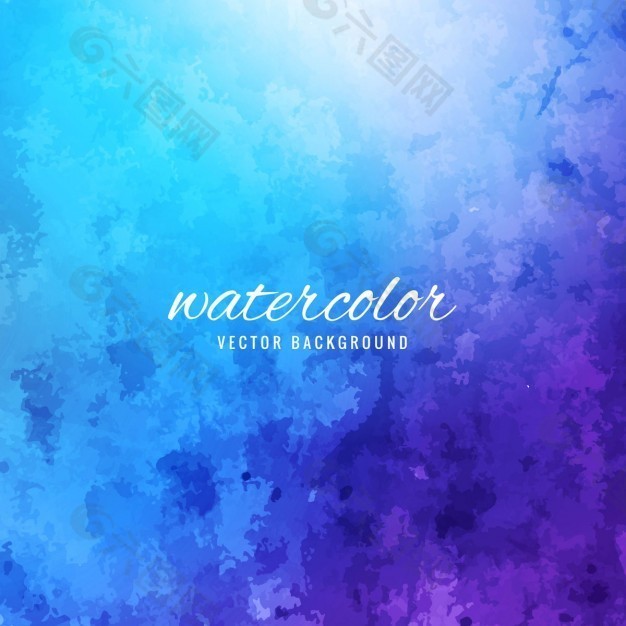 水彩,蓝色和紫色背景素材免费下载(图片编号:8157842)