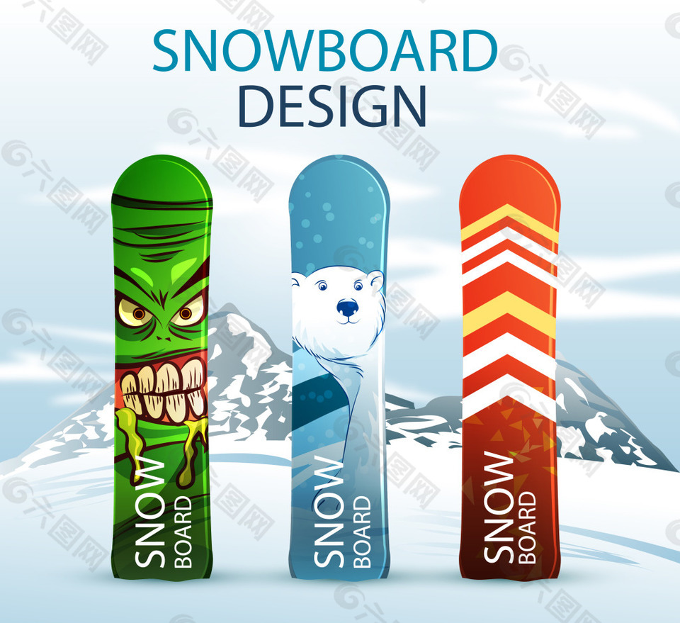 创意滑雪板