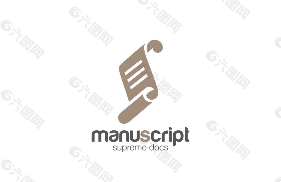 书籍脚本logo标志