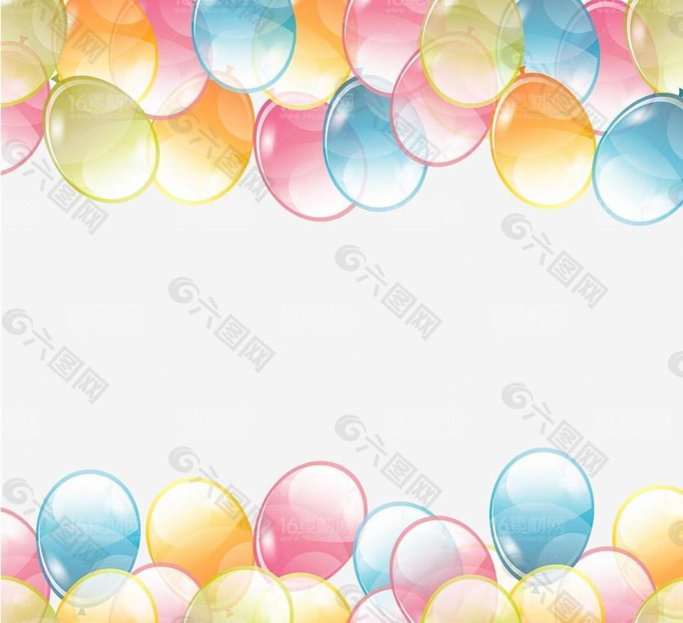 时尚彩色气球节日庆典图片