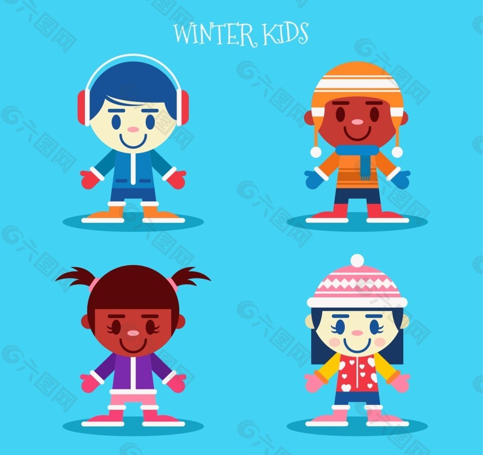 孩子的冬季服装