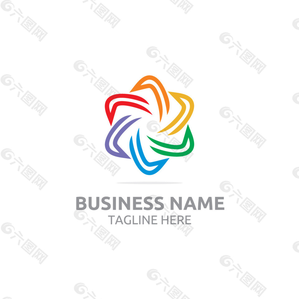 商业彩色企业logo标志