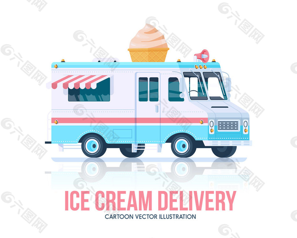 冰淇淋餐车设计图片