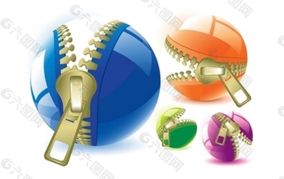 多彩艺术拉开光滑的球体矢量图