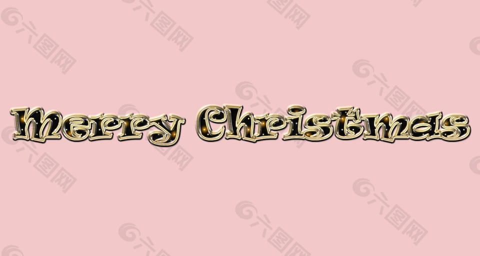 Merry christmas 字体