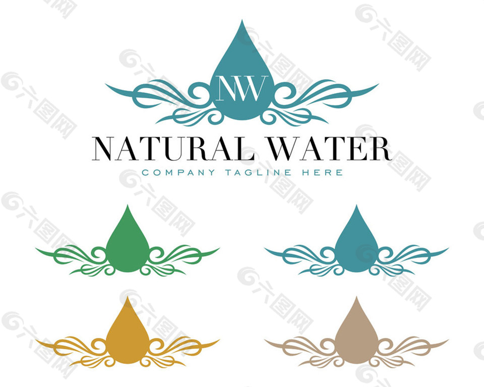 水滴标志设计图片