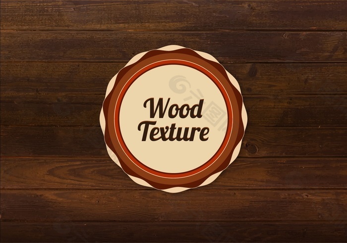 免费矢量Wood Textura