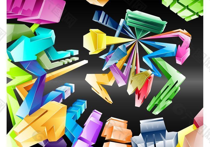 丰富多彩的背景设计