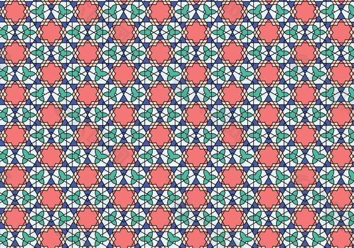 几何图案bakcground摩洛哥