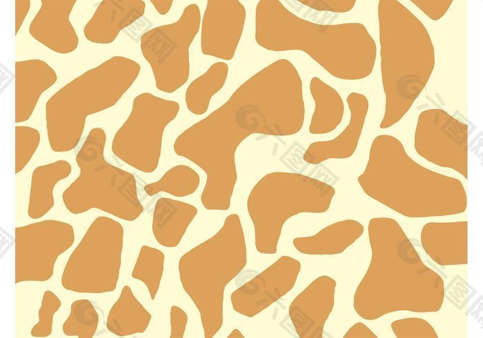 长颈鹿花纹图形