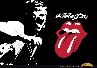 滚石乐队Mick Jagger设计