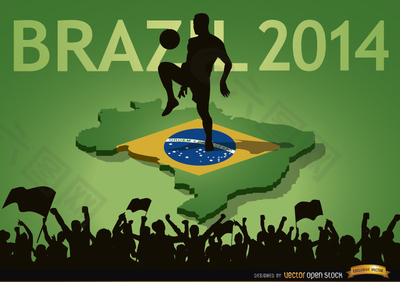巴西2014国球迷人群