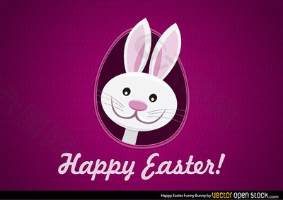 快乐复活节快乐兔子