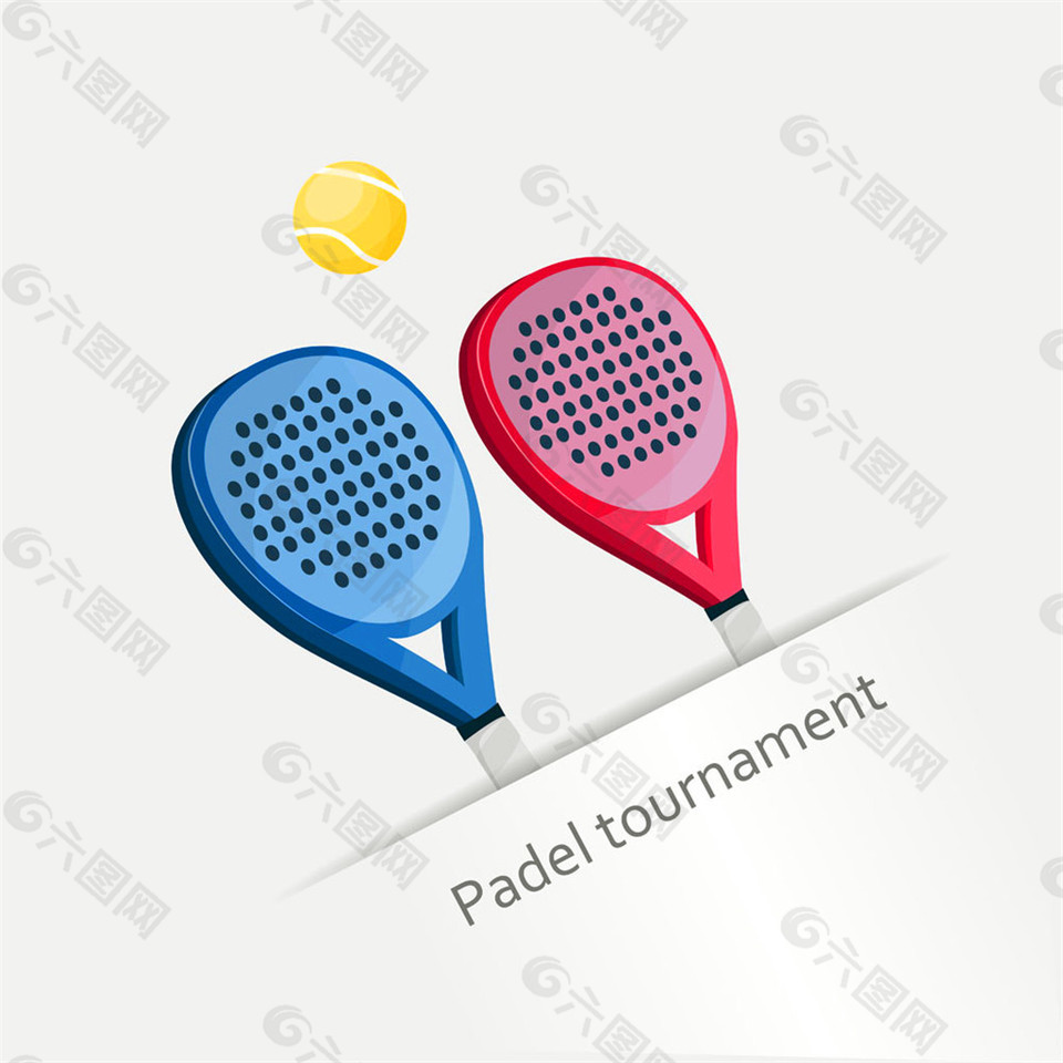 球拍和网球logo图片1