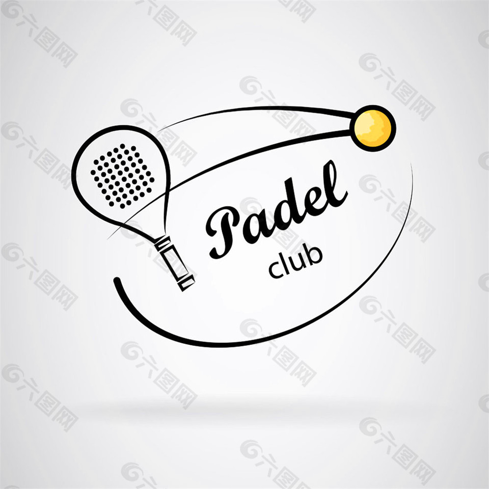 球拍和网球logo图片2