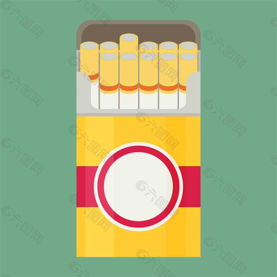 扁平化香烟包装设计图片