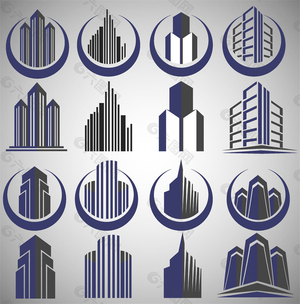 楼房建筑logo图片